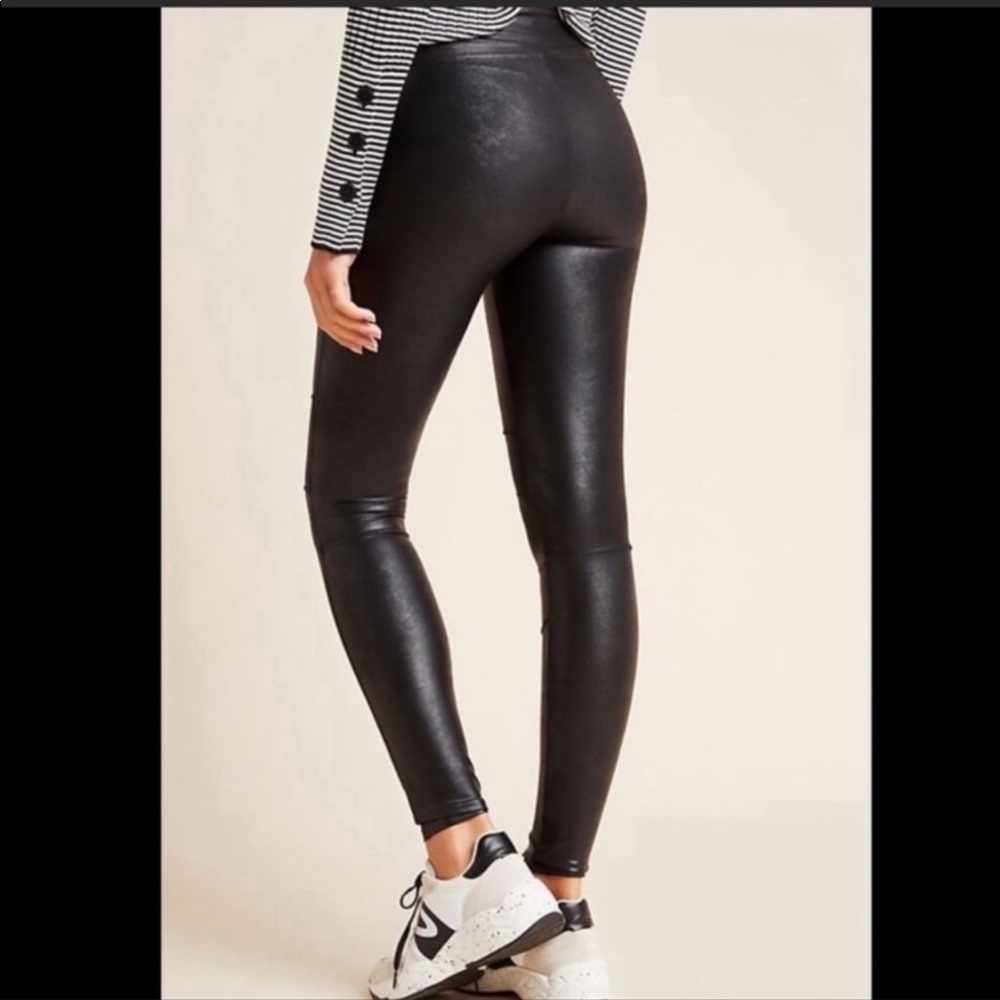 SPANX Faux Leather Leggings Size S